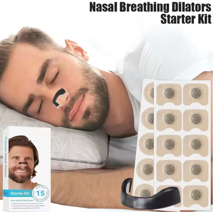 BreatheandFly™ AirEase Strips: Breathe Freely, Sleep Soundly